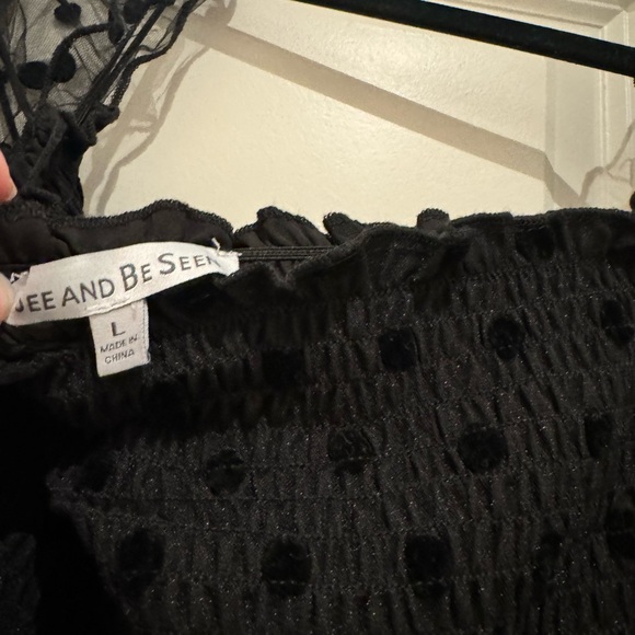 RED DRESS BOUTIQUE SEE AND BE SEEN dress black polka dots Zimmerman look alike - Picture 4 of 8